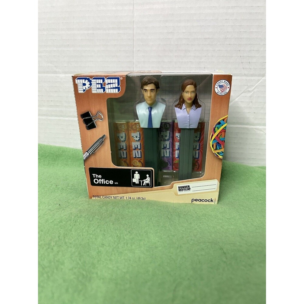 "THE OFFICE" PEZ Dispensers "JIM & PAM" NEW!
